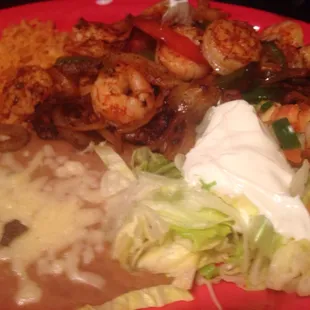 Shrimp Fajitas