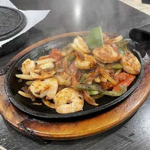 Camarones Fajitas
