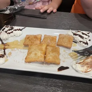 Have eaten dessert plate