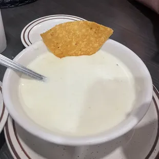 Queso...they had a handful of queso options such as with chorizo