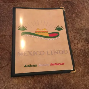 All of the classics and drink menu
