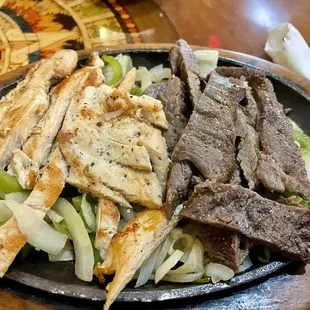 Chicken &amp; Beef Fajitas
