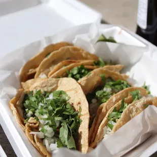 Variety of tacos.