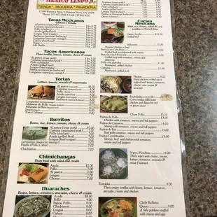 sushi and sashimi, menu
