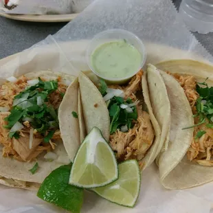 Chicken tacos