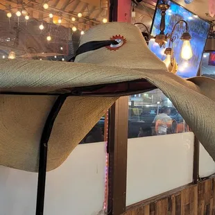 Extremely large hat for the social media lovers