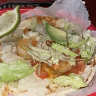 Shrimp tacos