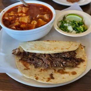 Barbacoa and menudo