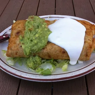 Shredded Beef Chimichanga ($9) - 10/2014 - 3 Stars