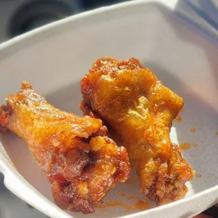 Sweet chili hot wings