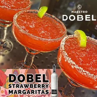 Mouth Watering margaritas featuring top shelf tequila!