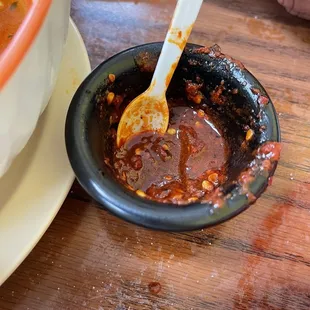 a bowl of chili