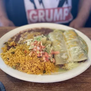 Mr. Grumpy's Kalua Pork Enchiladas