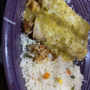 Shrimp and crab enchiladas