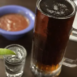 oysters and mussels, drink
