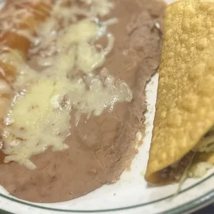 Enchilada y taco