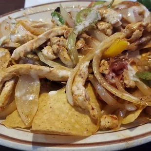 Chicken Fajita Nachos