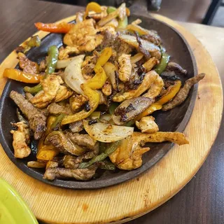 Chicken and Shrimp Fajitas