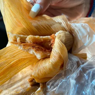 Tamale  de puerco