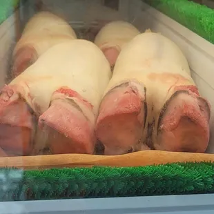 hot dogs wrapped in bacon and cheese