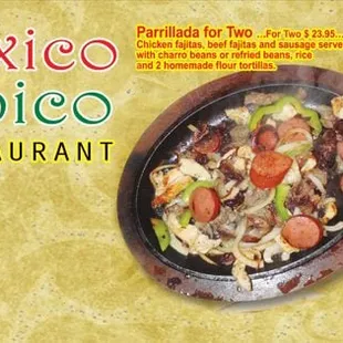 a plate of mexican food