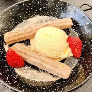 Churro ice cream