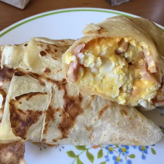 Scrambled Egg and Cheese Burrito
