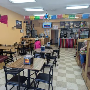 Colorful, clean interior