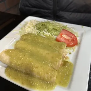 Green enchiladas