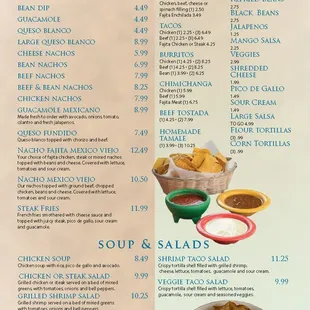 the menu