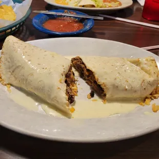 Fajita burrito