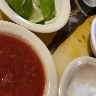 Extra lime is essential when eating Mexican food!