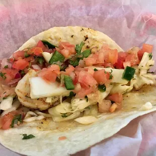 Single Grilled Seasoned Shrimp Taco - $4.99 (per)