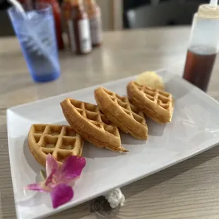 Plain waffles for my little 1