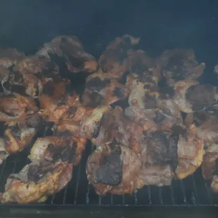 Smoked Bbq Molé Chicken