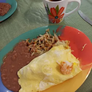 Shrimp Omelet