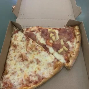 Nice size slices. Very friendly.  8/10