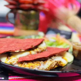 Chicharron quesadilla