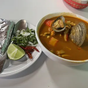 Seafood soup