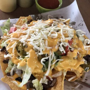 Steak nachos