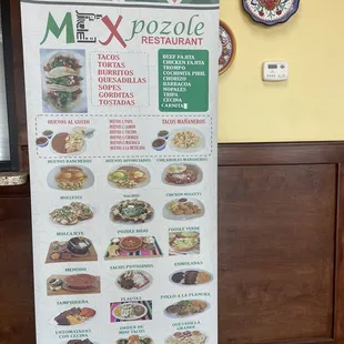 Banner of the menu