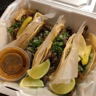 Al Pastor &amp; Carne Asada &amp; Lengua Tacos