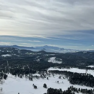 View of Pikes Peak from the top of Legault Peak