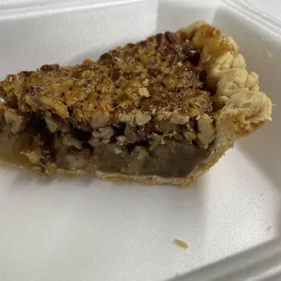 Our house baked pecan pie, available daily at Smokehouse, or order for holidays at meyersbarbecue.com .Yum!