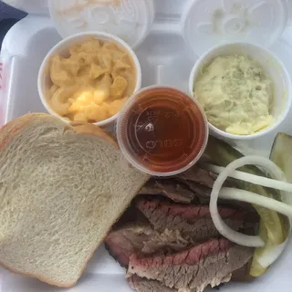 Brisket plate