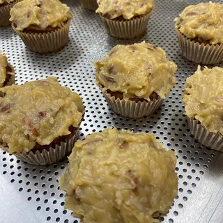 GERMAN CHOCOLATE CUPCAKES-baked in house