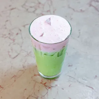 Strawberry Matcha Cold Foam