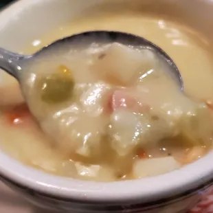 Very good clam chowder