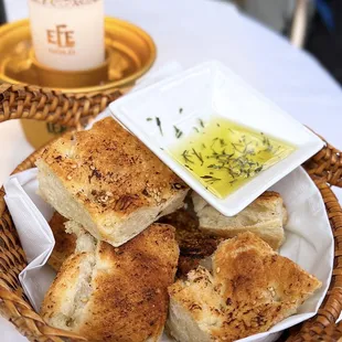 Complimentary Housemade Pide w/ rosemary olive oil (BOMB!)