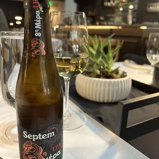 oysters and mussels, drink